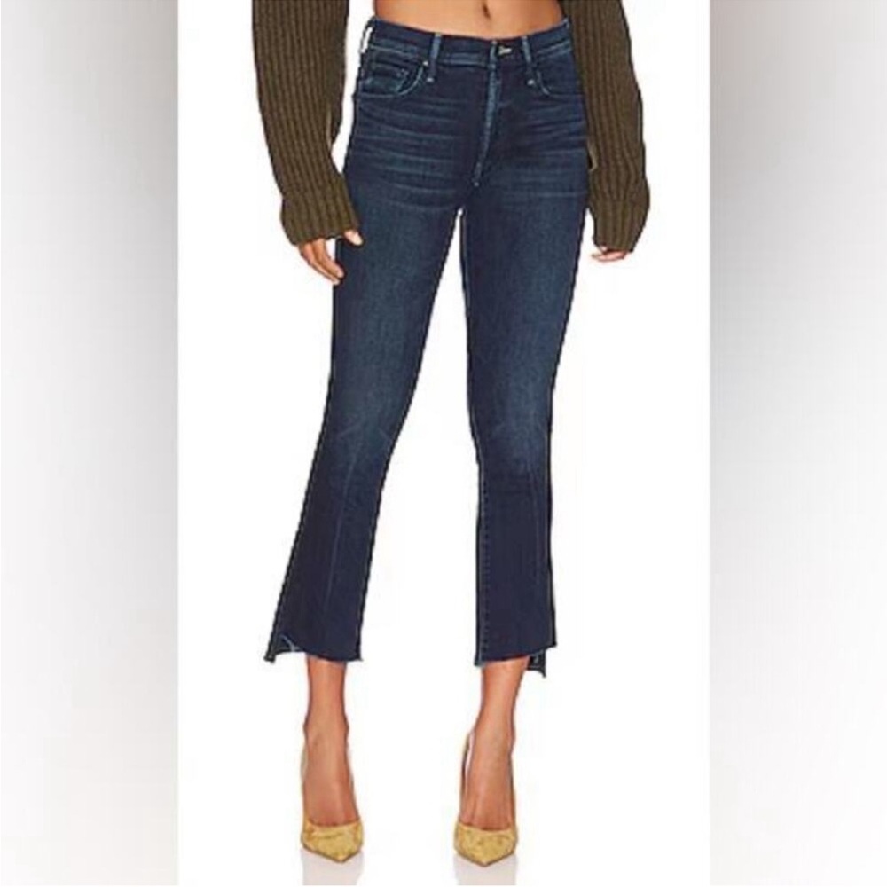 NWT. Mother The Insider Crop Step Fray Good For You size 28